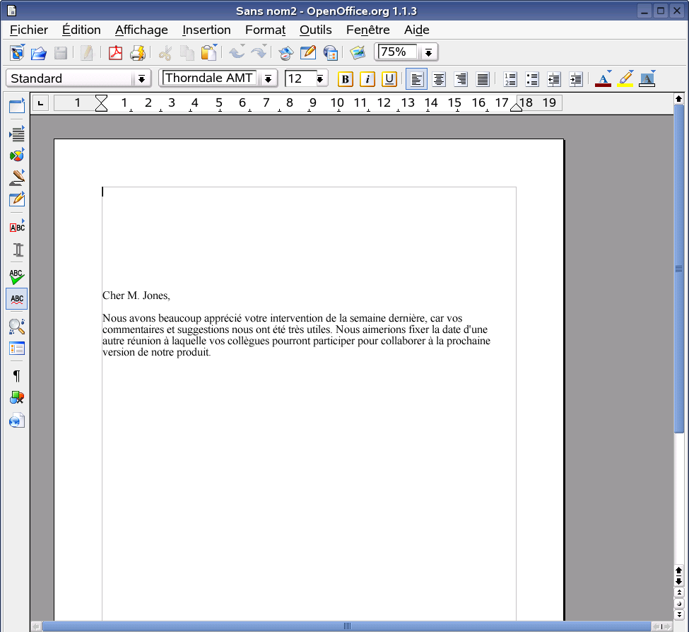 OpenOffice.org - Texte