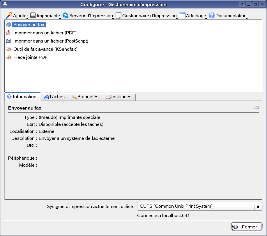 Gestionnaire d'impression