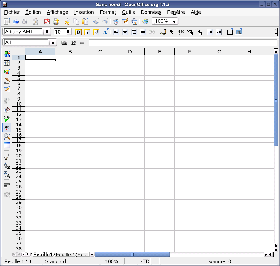 OpenOffice.org - Classeur