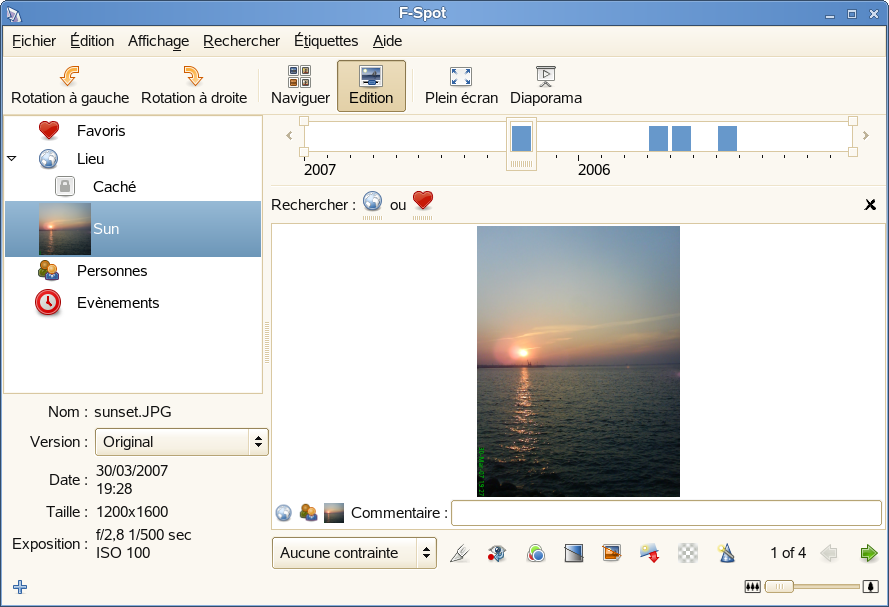 Mode édition de photo F-Sport
