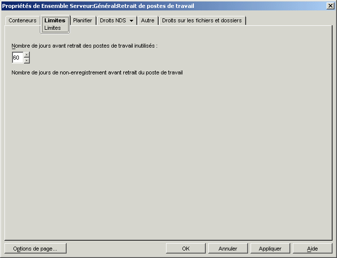 Page Limites de la rgle retrait de postes de travail.