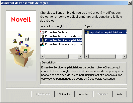 Assistant de l'ensemble de rgles