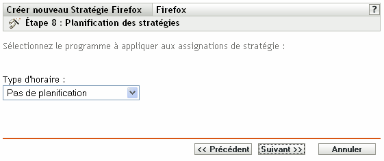 Page Planification des stratégies