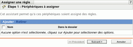 Page Assignations de stratégies