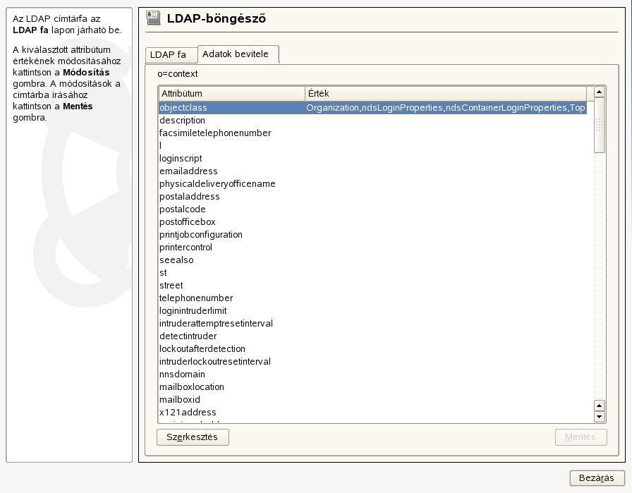 Bejegyzsadatok tallzsa