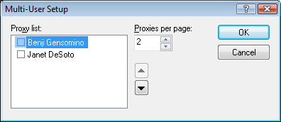 Multi-User Setup dialog box