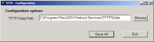 TFTP Configuration�E�B���h�E