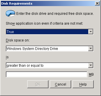 �mDisk Requirements�n�_�C�A���O�{�b�N�X