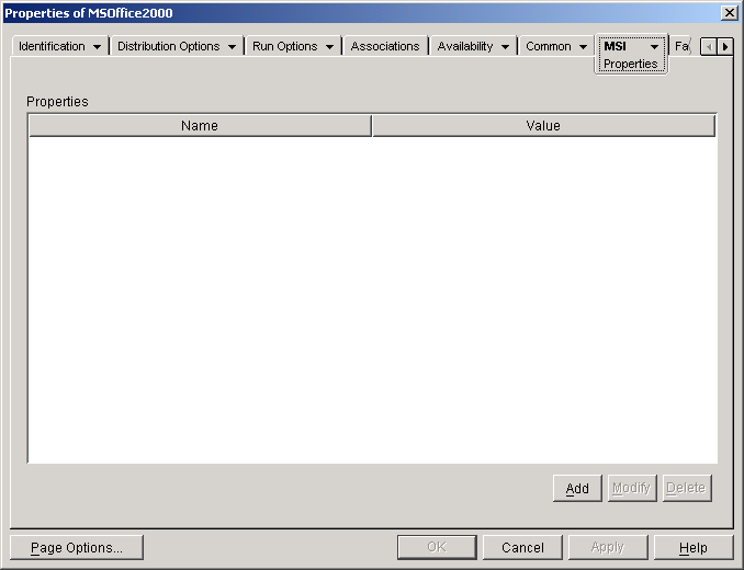 �A�v���P�[�V�����I�u�W�F�N�g>�mMSI�n�^�u>�mProperties�n�y�[�W