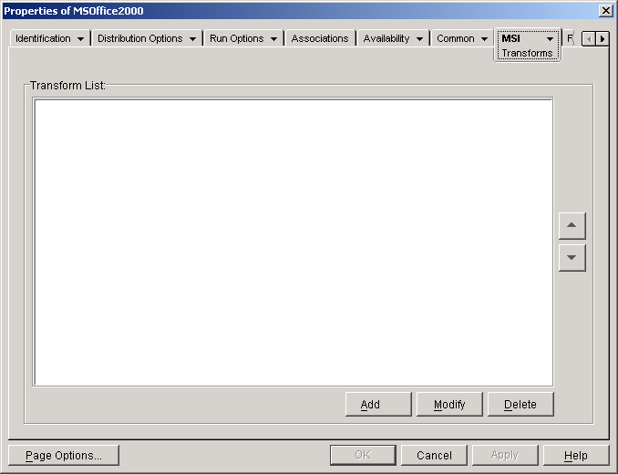 �A�v���P�[�V�����I�u�W�F�N�g>�mMSI�n�^�u>�mTransforms�n�y�[�W