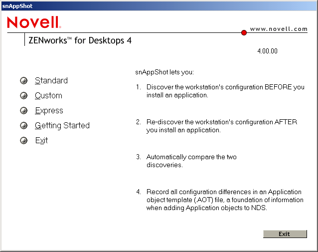 snAppShot�̃��C�����j���[