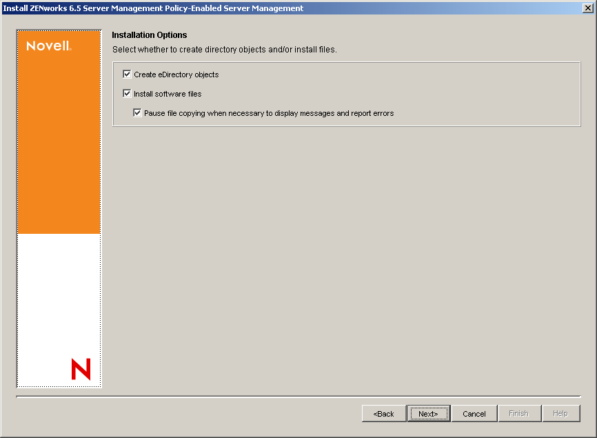 mInstallation Optionsny[W