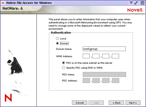 Ekran uwierzytelniania w domenie