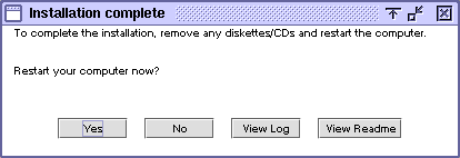 Ekran zako�czenia instalacji