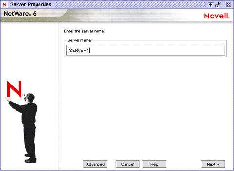 Ekran w�a�ciwo�ci serwera