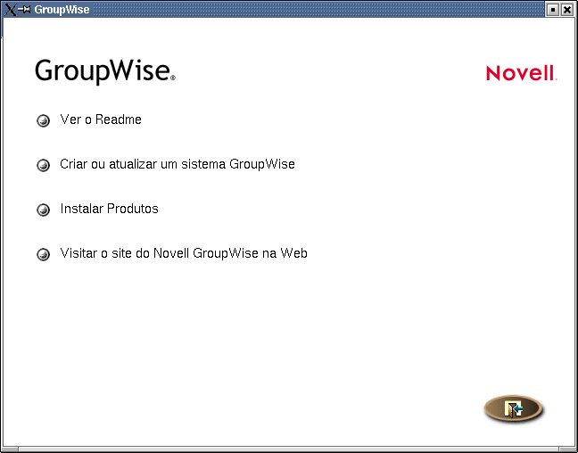 Consultor de Instalação do GroupWise no Linux