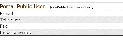 Tela de resultados do gadget de agenda telefnica