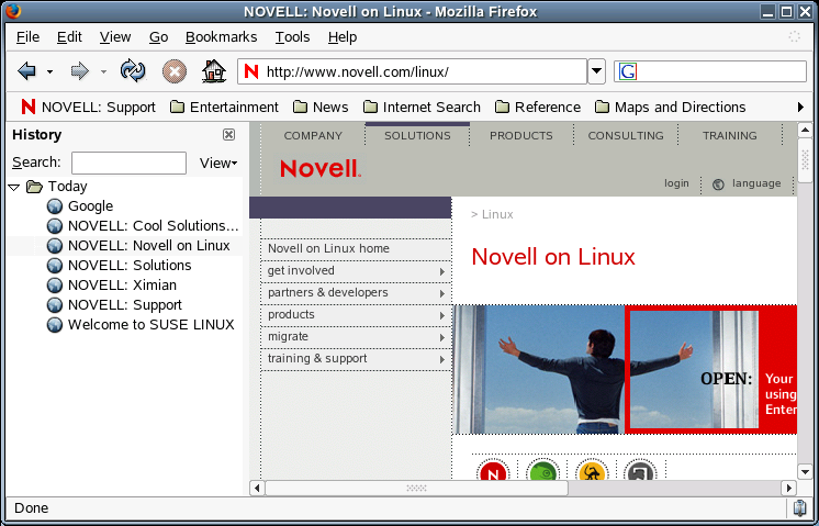 Navegando no histórico