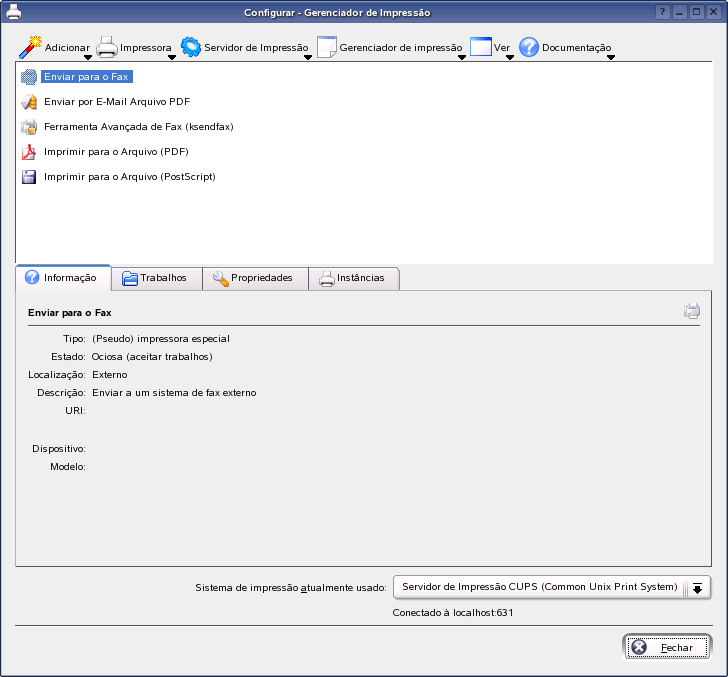 Gerenciador de Impressão