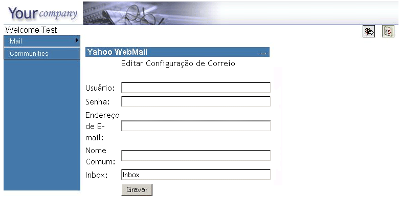 Amostra da interface da Máscara Base-js
