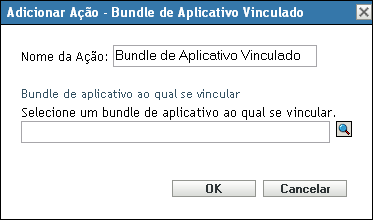 Ação Adicionar/Editar - Bundle de Aplicativo Vinculado