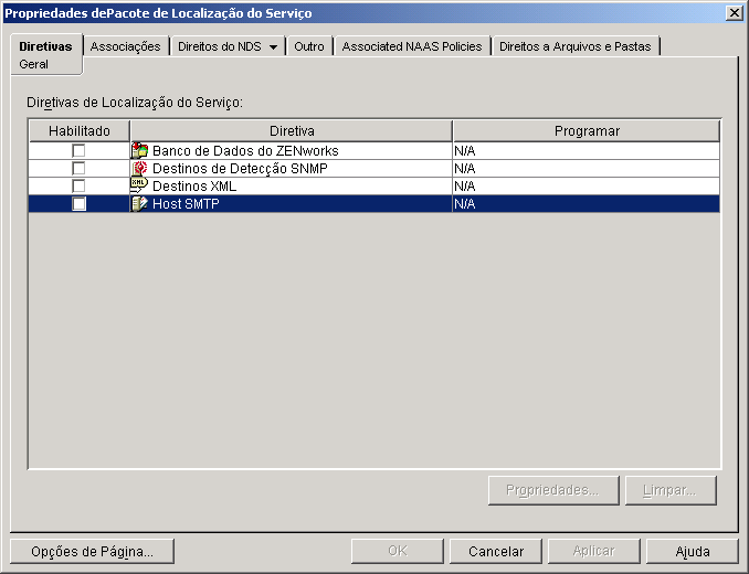 Pgina Diretivas Gerais
