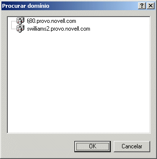 Caixa de dilogo Procurar por Domnio