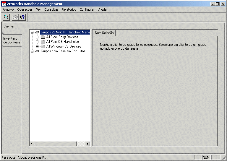 Viewer de Inventrio do ZENworks Handheld Management