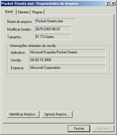  Caixa de dilogo Propriedades do Arquivo com a pgina Geral exibida
