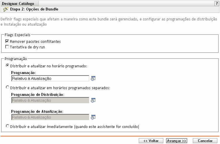 Página Flags Especiais
