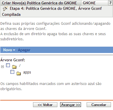 Página çrvore Gconf Compilada