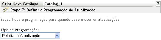Página Programação de Instalação de Bundle