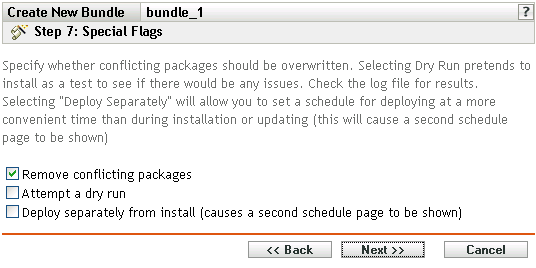 Página Flags Especiais