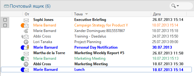 Список элементов