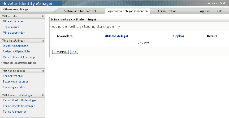 Sidan Mina ombudstilldelningar 