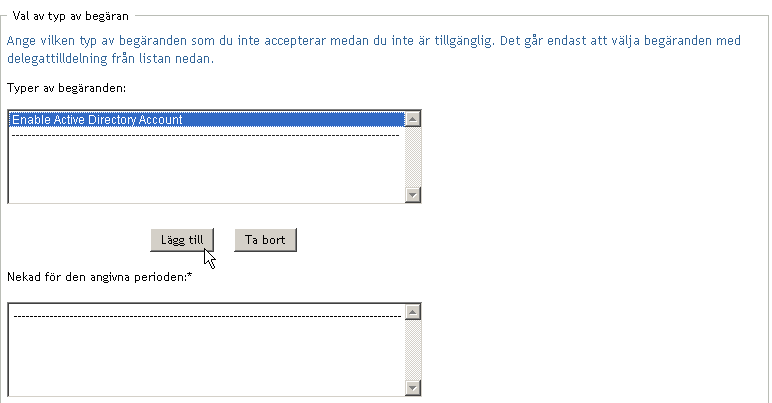 Rutan Val av beställningstyp 