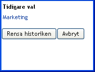 En kort historiklista