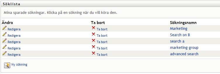 Sidan Katalogsökning