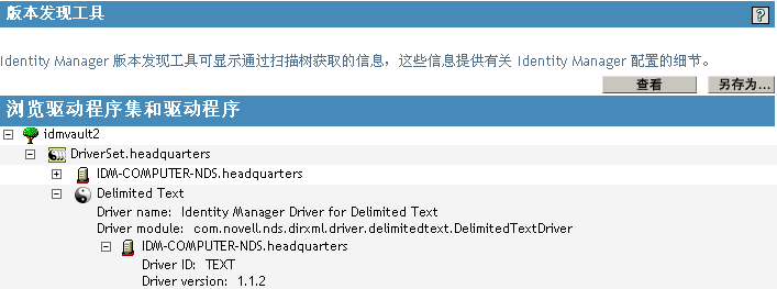 展开的驱动程序图标中的版本信息