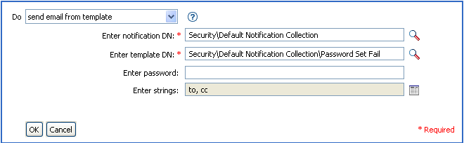 通过模板发送电子邮件