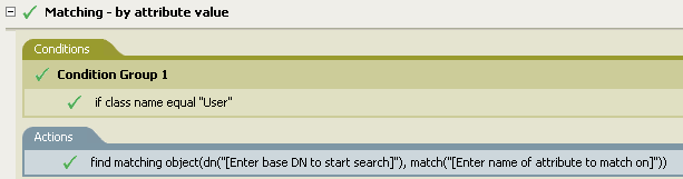 匹配 - 按特性值