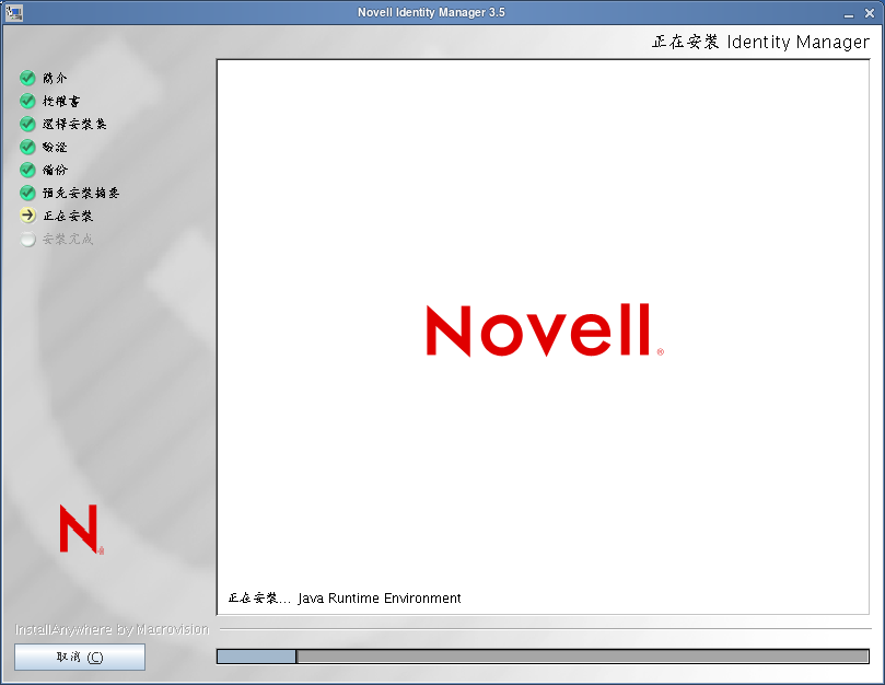 安裝 Identity Manager 元件