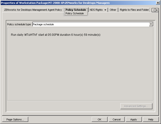 「規則排程」頁。