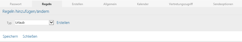 Dialogfeld „Neue Regel“