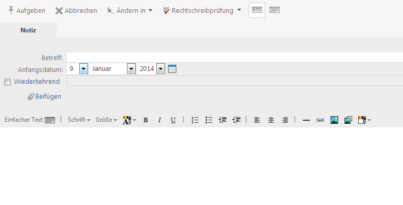 Nachrichten in einem freigegebenen Ordner ablegen
