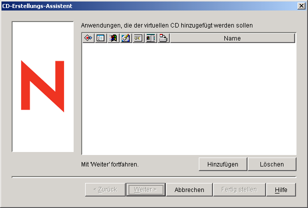 CD-Erstellungs-Assistent: Seite 