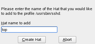 Enter hat name