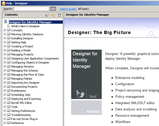 The Designer for Identity Manager book