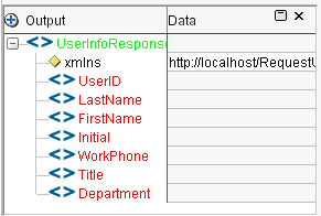 XML sample for Output from the LDAP Component.