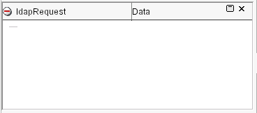ldapRequest XML with no data.